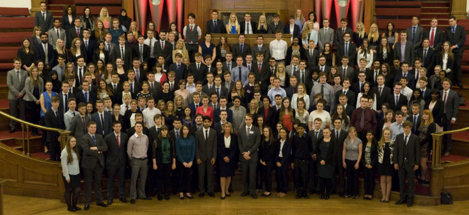 Group shot of the second cohort of 200 Fast Track apprentices