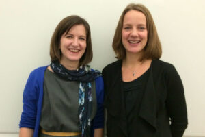 Sophie Langdale (left) and Frances Oram