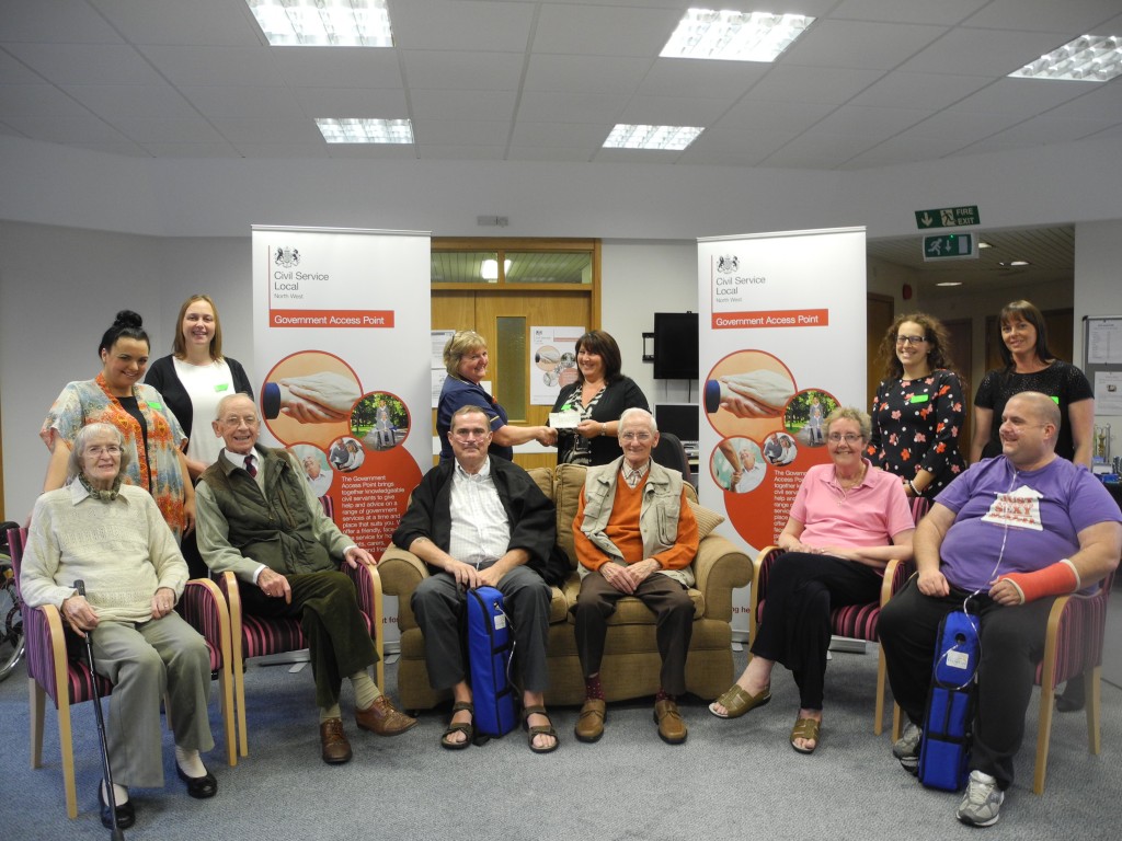 Civil Service Local North West staff at the Brandon Trust