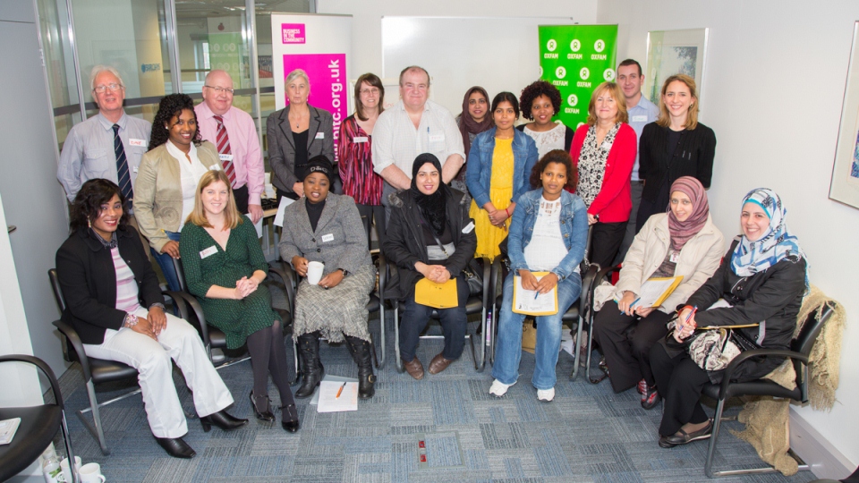 Civil servants helping women refugees with BiTC & Oxfam Cymru