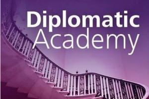 screenshot of the diplomatic academy logo