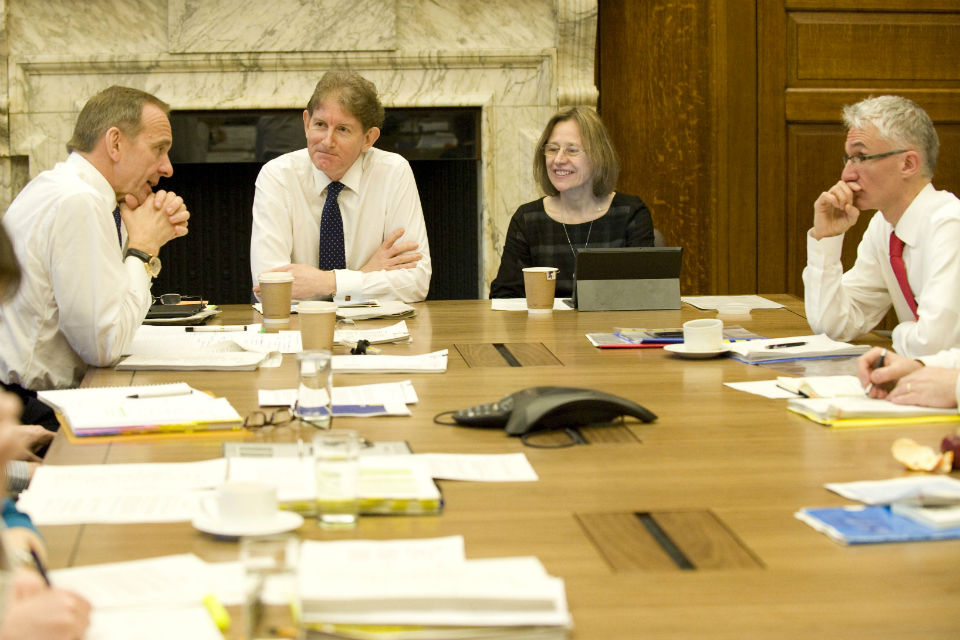 Photo of Civil Service Board meeting