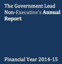 Government Lead Non-Executive Annual Report 2014-15