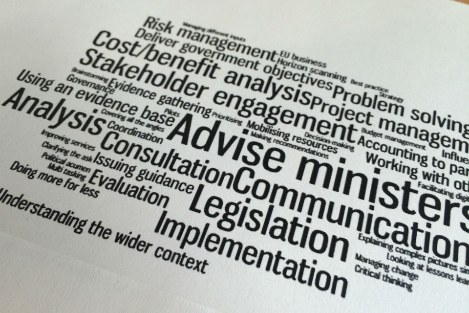 Policy-making wordle