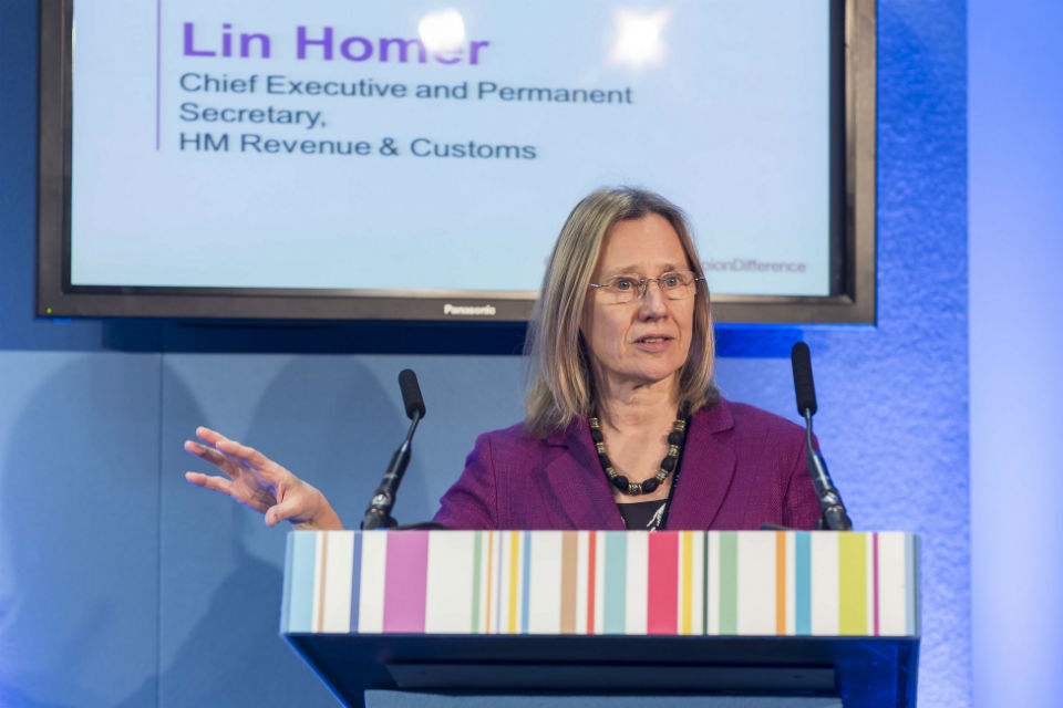 Lin Homer at the Diversity & Inclusion Awards 2015