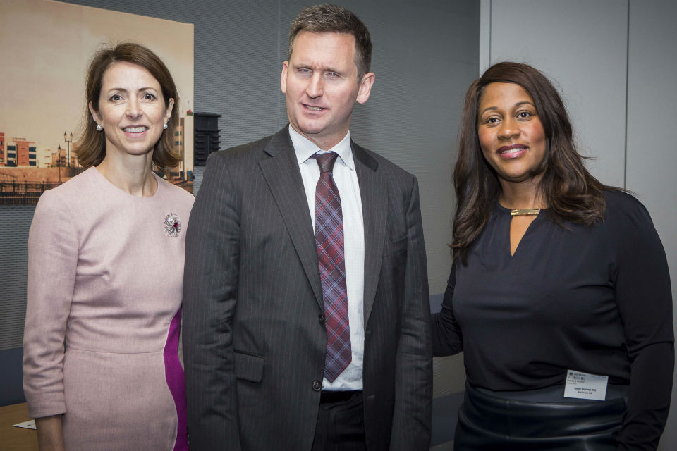 Our special advisors (left to right) Helena Morrissey, Lord Chris Holmes and Karen Blackett.