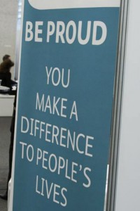 Be Proud - You make a difference to people's lives (banner)