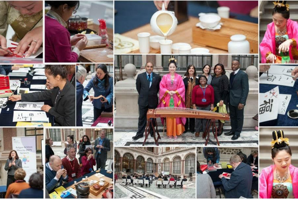 Composite of photos from DECC REM Network and Civil Service Race Forum Chinese New Year celebrations