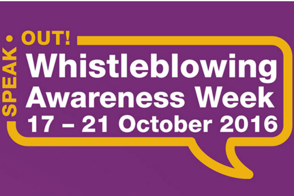 Whistleblowing Awareness Week logo 2016