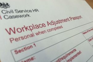 Workplace Adjustment Passport front page