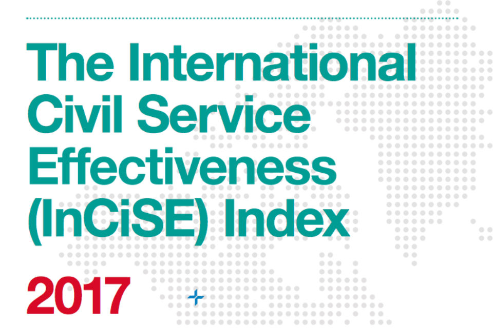 Cover of International Civil Service Effectiveness Index 2017 - detail