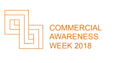 Logo for Commercial Awareness Week 2018