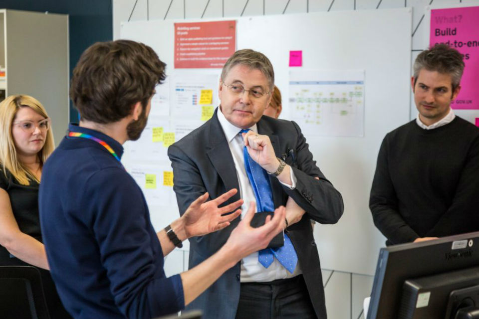 Jeremy Heywood visiting GDS