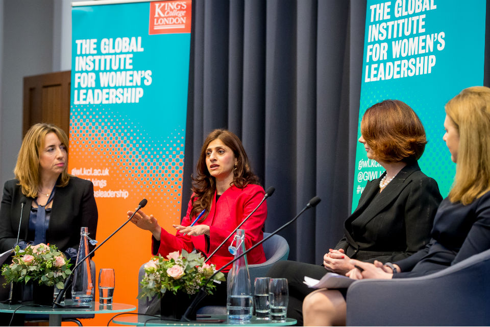 Women panellists in open discussion