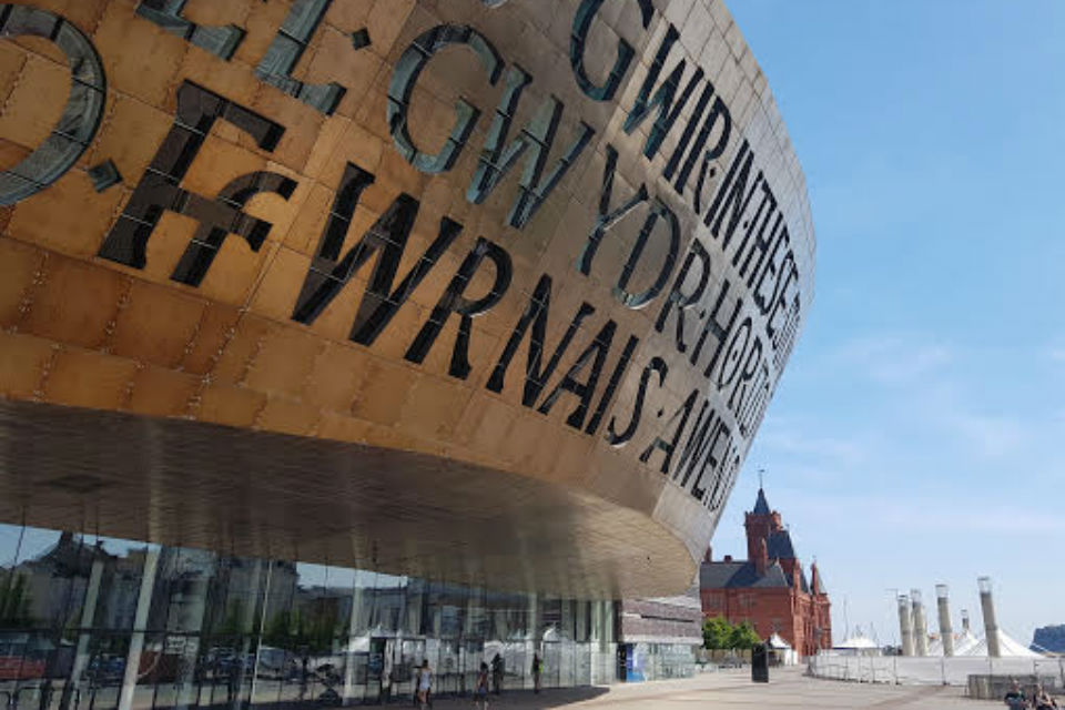 of the Wales Millennium Centre, Cardiff