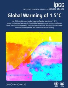 Front cover of the IPCC Global Warming report