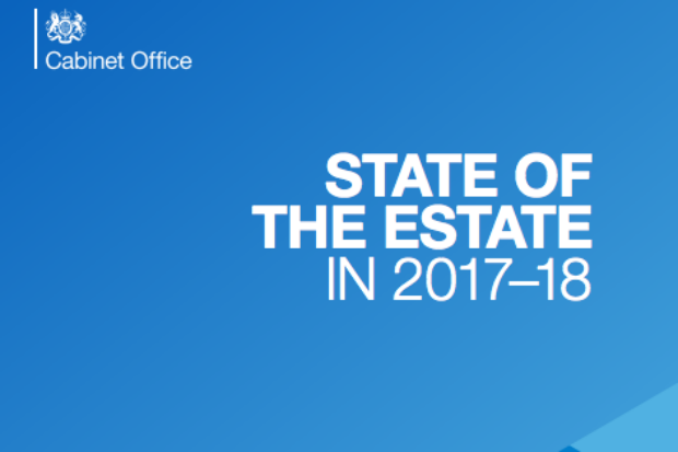 Detail from the front cover of the 'State of the Estate in 2017-18' report