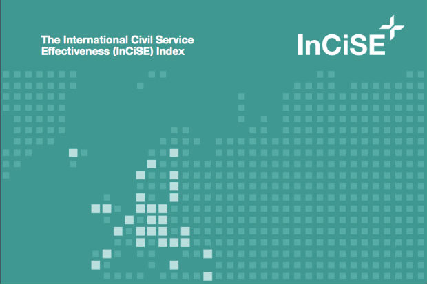 Detail from the front cover of the 2019 International Civil Service Effectiveness (InCiSE) Index