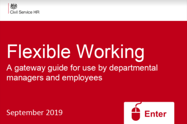 Screenshot of the Flexible Working gateway guide