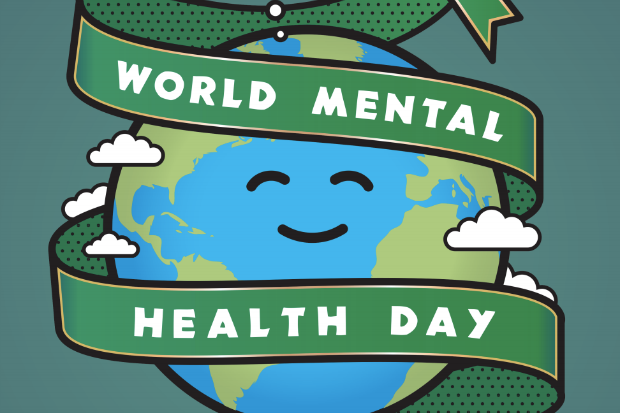 Detail from the World Mental Health Day 2019 logo