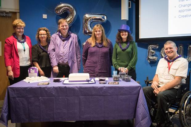 Colleagues from the Health and Safety Executive and the Office for Nuclear Regulation celebrating International Day of Disable Persons and the 25th anniversary of the Equal network for disabled staff