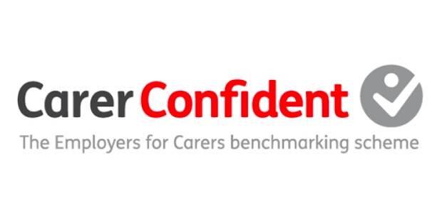 Logo of the Carer Confident scheme for employers