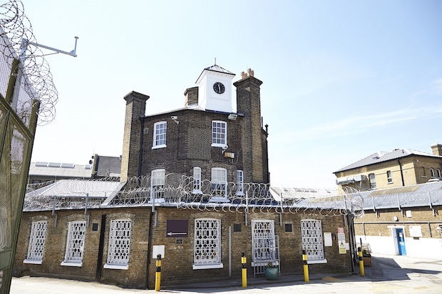 External shot of The Clink Restaurant at HMP Brixton which used to be the Governor's house dating back to 1811.