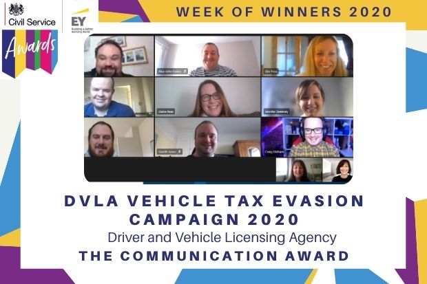 CS Awards 2020, Communication Award, DVLA