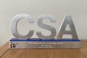 Civil Service Award Winner Chris Atkinson topped the category for Inspirational Leadership