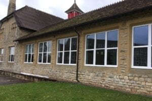 Royal Latin stable block new windows 