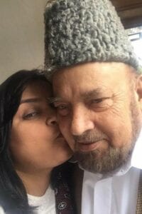Shagufta Sharif and her late father