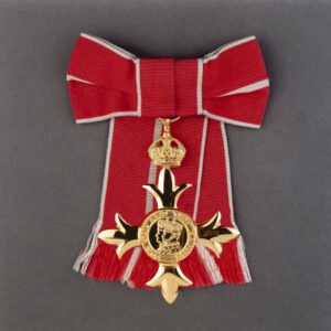 Image of an OBE awarded to ladies