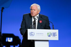 Sir David Attenborough at COP26, © Karwai Tang/UK Government