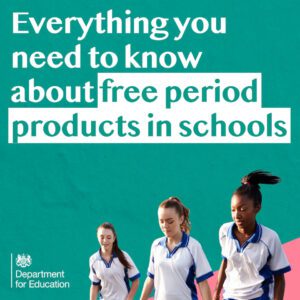 Image of free period products advert