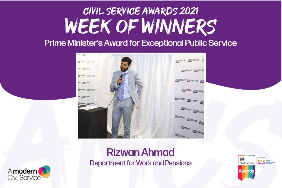 CS Awards 2021: the Prime Minister's Award for Exceptional Public Service winner is Rizwan Ahmad