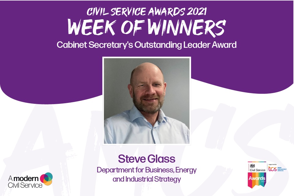 CS Awards 2021 Outstanding Leader, Steve Glass