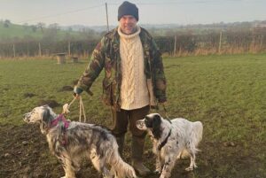 Rising Star winner Andrew Jones and his beloved dogs