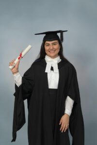 Rabia Nasimi, graduating