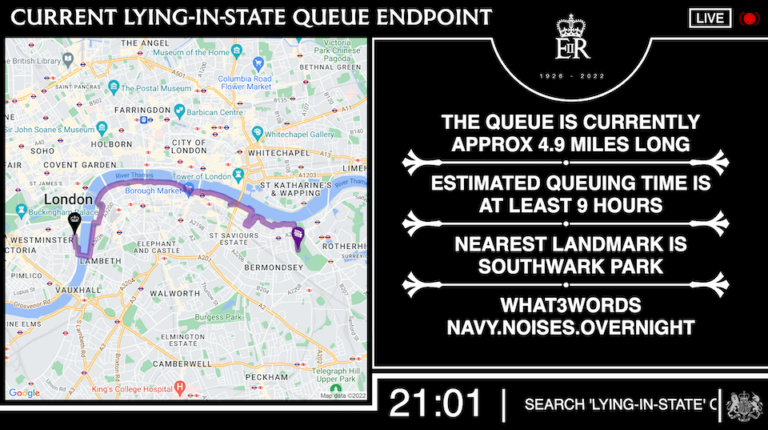 Nearly 10 million people tuned into a map of a queue! – Civil Service