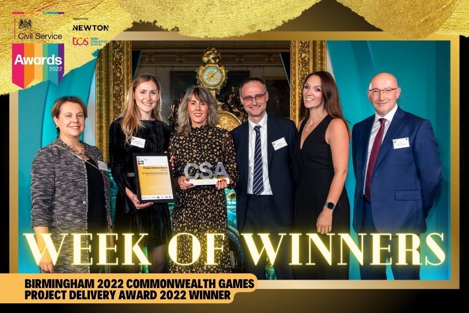 CS Awards 2022 Project Deliver winner, Commonwealth Games Delivery Unit